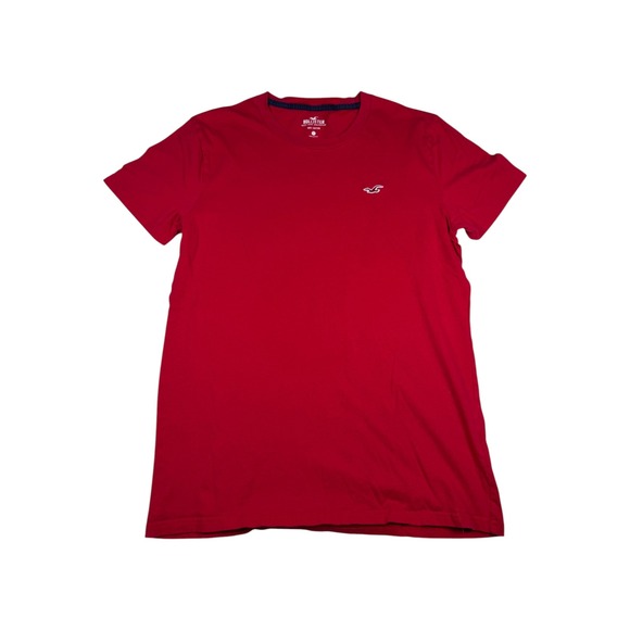 Hollister Other - Hollister Mens Must-Have Collection Red Cotton Crew Neck Seagull Logo T-Shirt S